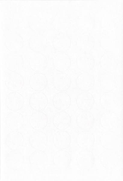 1 set of stickers, round 440 labels, diameter 30mm, blank