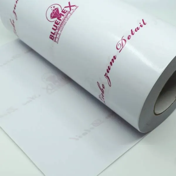 Adhesive film, double-sided adhesive, 30 cm wide, 50 metres long, complete roll