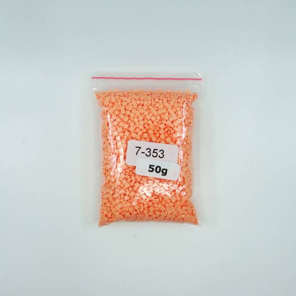 Steinchen, eckig (square), Farbe 353, Peach, Tüte mit 50 Gramm