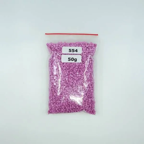 Steine, eckig (square), Farbe 554, Violet Light, Tüte mit 50 Gramm