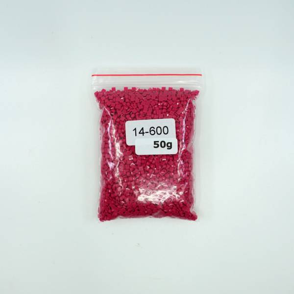 Steinchen, eckig (square), Farbe 600, Cranberry Very Dark, Tüte mit 50 Gramm
