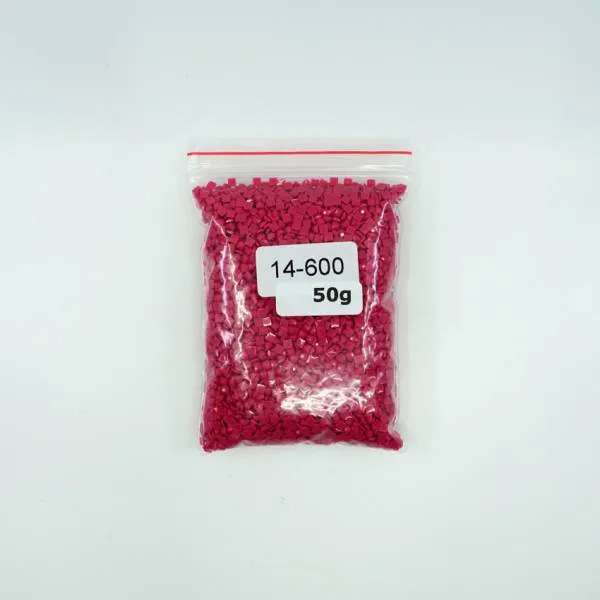 Steine, eckig (square), Farbe 600, Cranberry Very Dark, Tüte mit 50 Gramm
