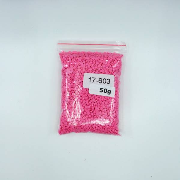 Steinchen, eckig (square), Farbe 603, Cranberry, Tüte mit 50 Gramm
