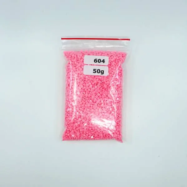 Steine, eckig (square), Farbe 604, Cranberry Light, Tüte mit 50 Gramm