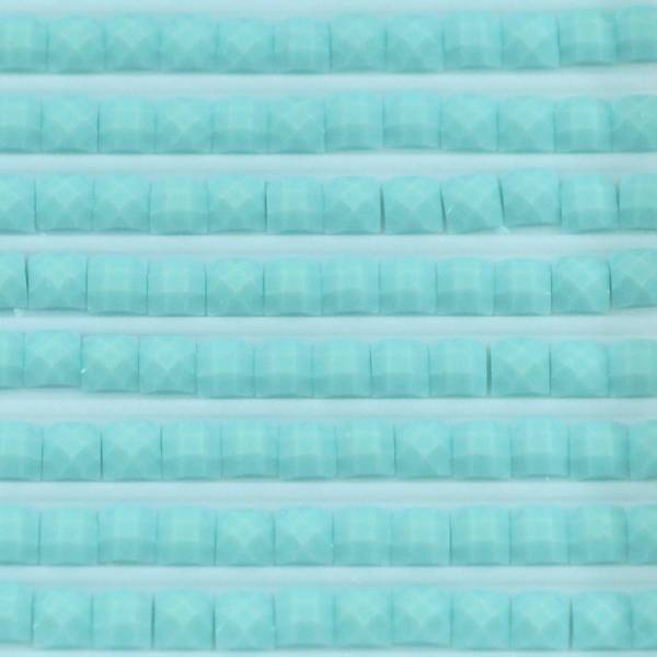 Steine, Glow in the Dark - Nachtleuchtend, eckig, Farbe G3811, Turquoise Very Light, Tüte mit 500 Stück