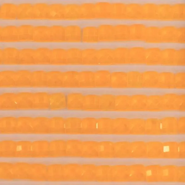 Neon-Stein eckig, orange, Tüte mit ca 500 Stück