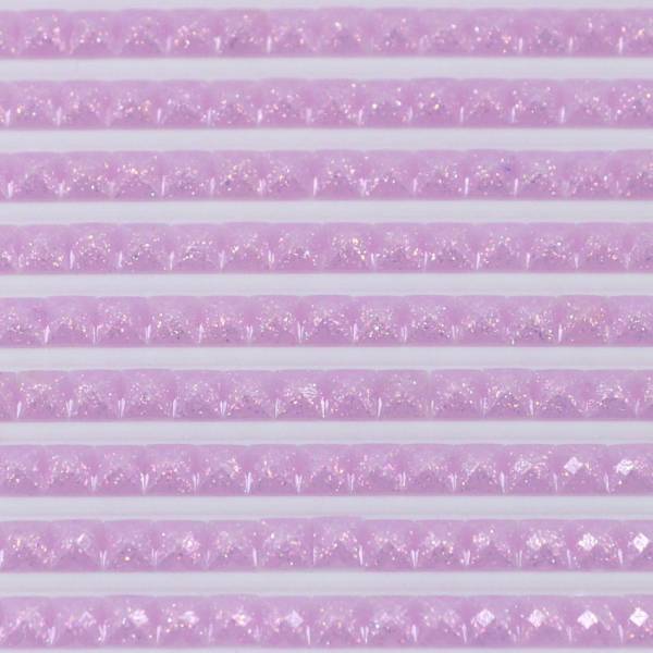 Feensteine, eckig, (glitzernd), 153, Lilac, 500 Stück