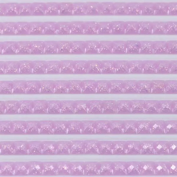 Fairy stones, square, (sparkling), 153, Lilac, 500 pieces