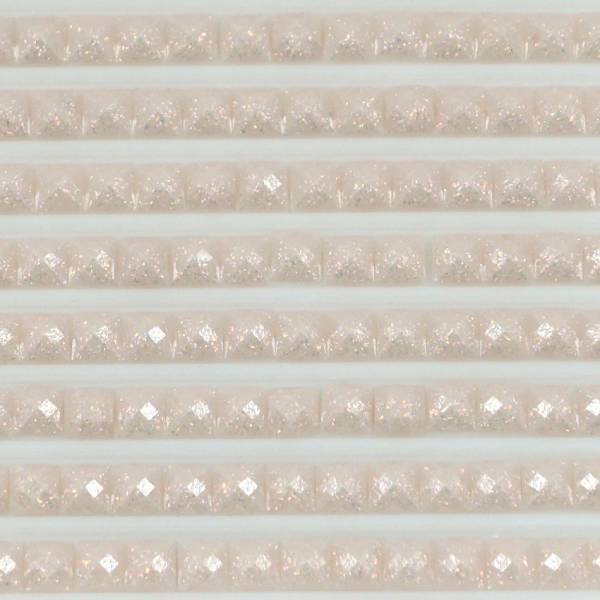 Feensteine, eckig, (glitzernd), 225, Shell Pink Ultra Very Light, 500 Stück