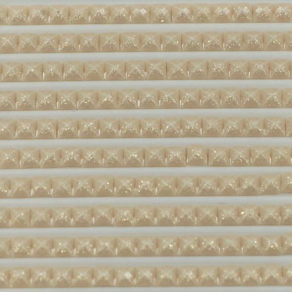 Feensteine, eckig, (glitzernd), 3774, Desert Sand Very Light, 500 Stück