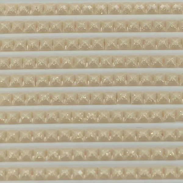 Feensteine, eckig, (glitzernd), 3774, Desert Sand Very Light, 500 Stück