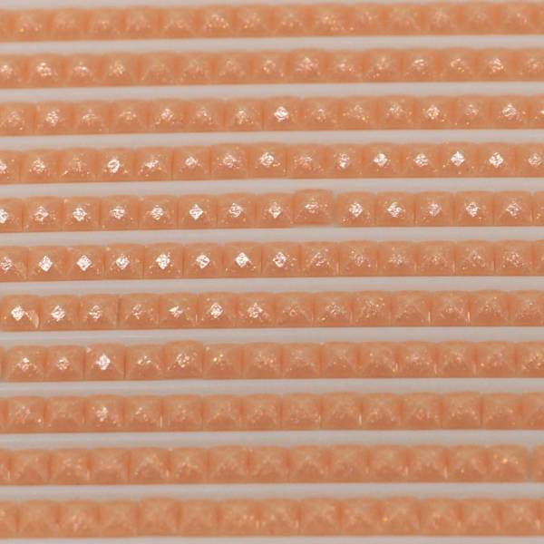 Feensteine, eckig, (glitzernd), 3824, Apricot Light, 500 Stück
