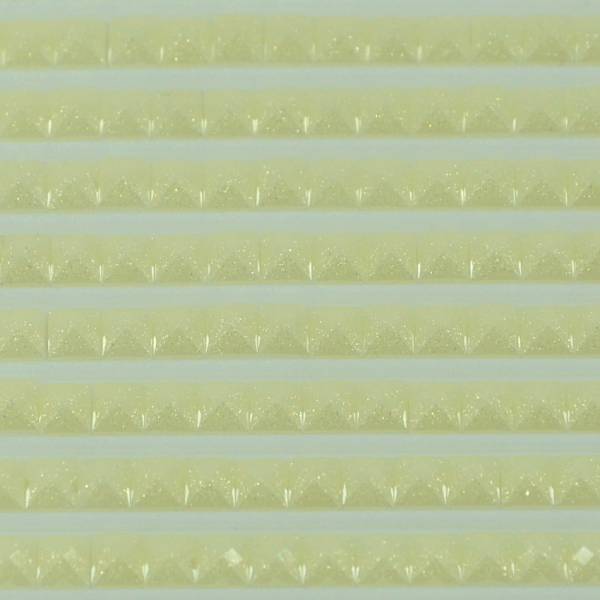 Feensteine, eckig, (glitzernd), 445, Lemon Light, 500 Stück