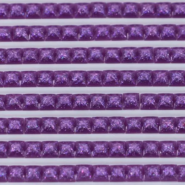 Fairy stones, square, (sparkling), 550, Violet Very Dark, 500 pieces