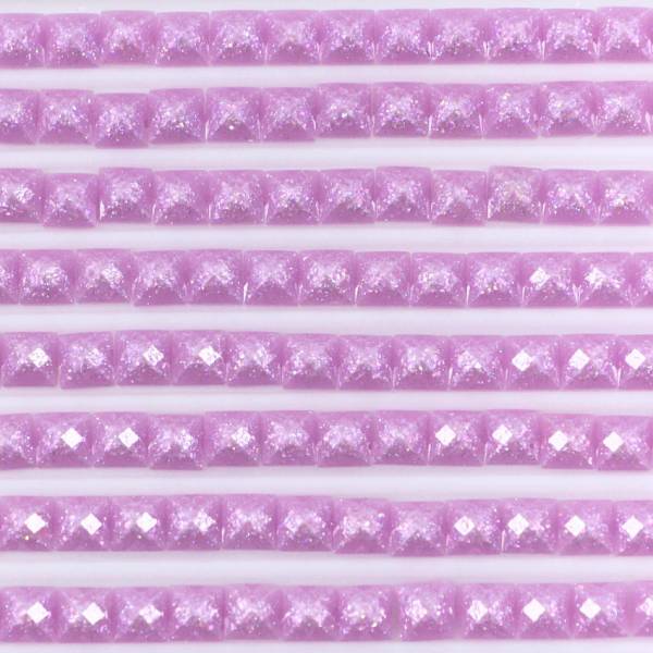Feensteine, eckig, (glitzernd), 554, Violet Light, 500 Stück