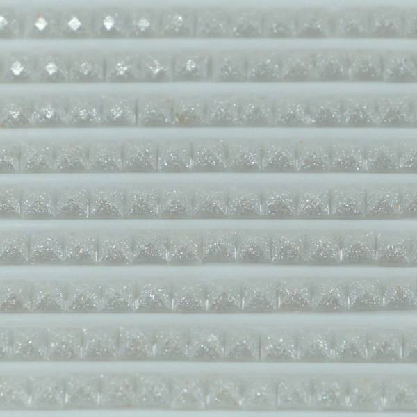 Feensteine, eckig, (glitzernd), 762, Pearl Gray Very Light, 500 Stück