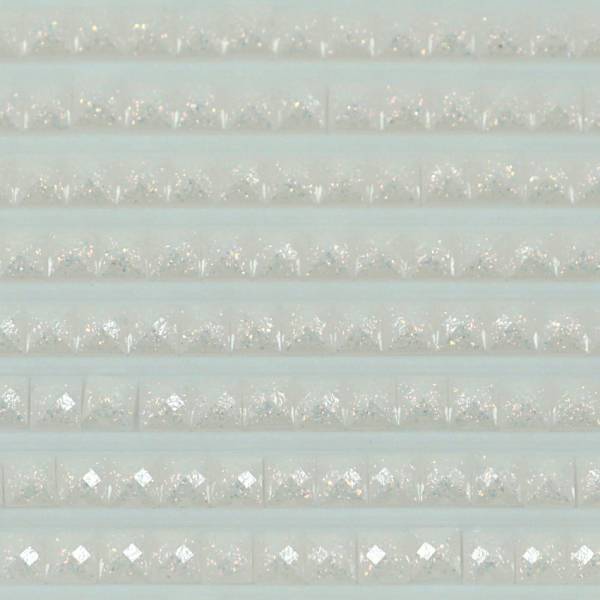 Feensteine, eckig, (glitzernd), 819, Baby Pink Light, 500 Stück