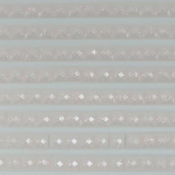 Feensteine, eckig, (glitzernd), 963, Dusty Rose Ultra Very Light, 500 Stück