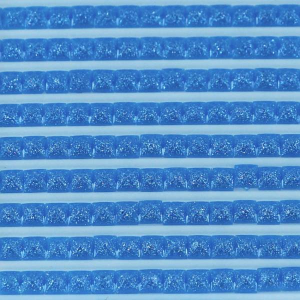 Fairy stones, square, (sparkling), 995, Electric Blue Dark, 500 pieces