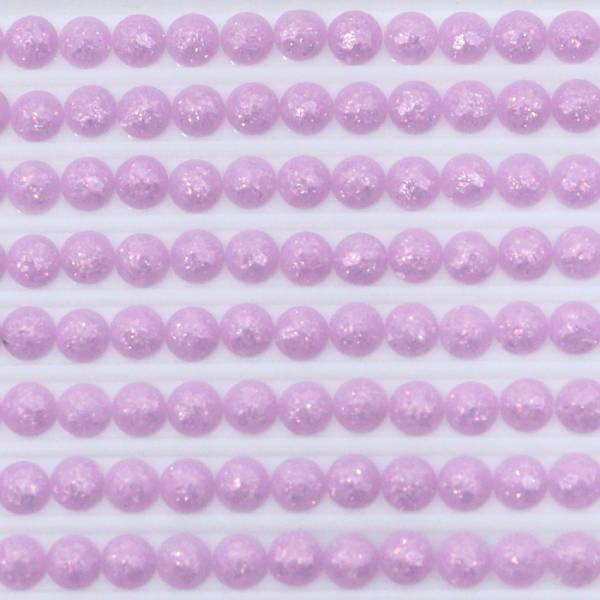 Feensteine, rund, (glitzernd), 153, Lilac, 500 Stück