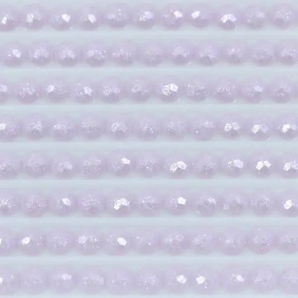 Fairy stones, round, (sparkling), 211, Lavender Light, 500 pieces