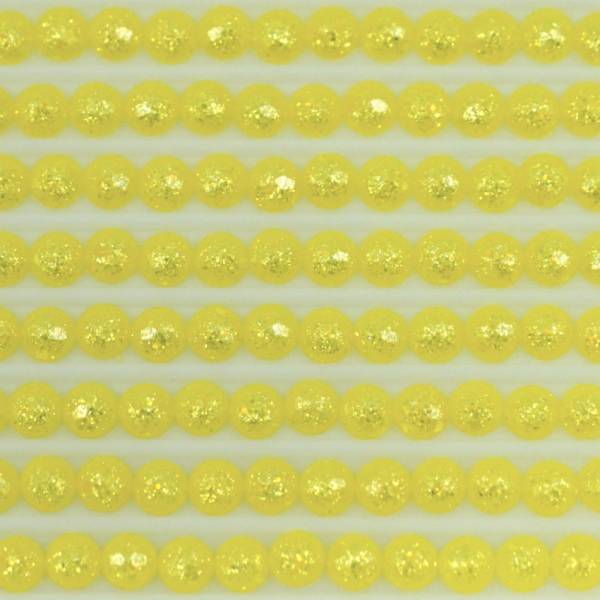 Fairy stones, round, (sparkling), 444, Lemon Dark, 500 pieces