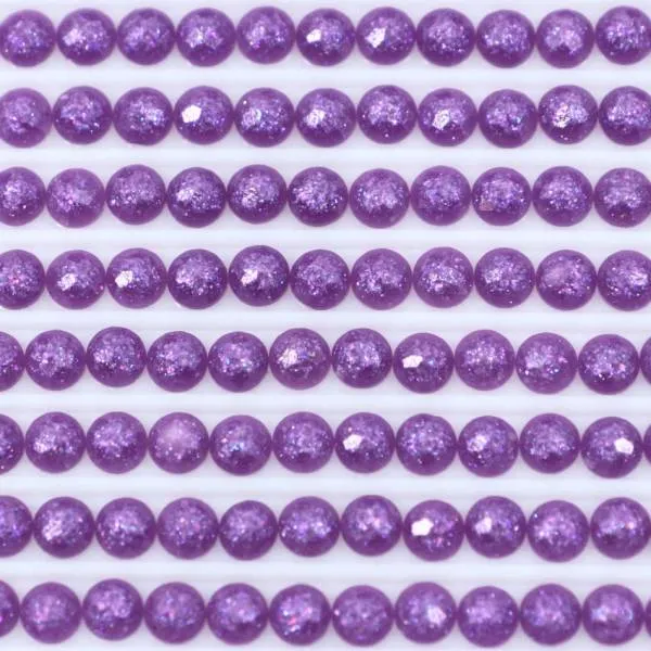 Fairy stones, round, (sparkling), 550, Violet Very Dark, 500 pieces