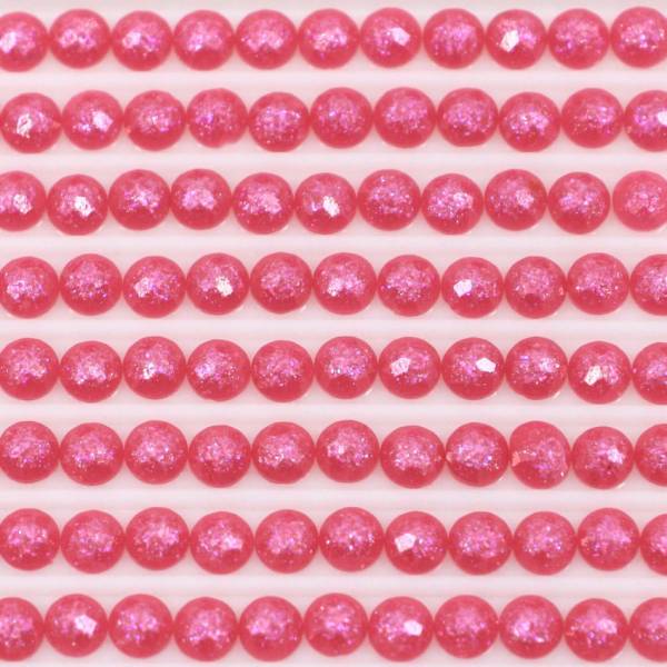 Feensteine, rund, (glitzernd), 600, Cranberry Very Dark, 500 Stück