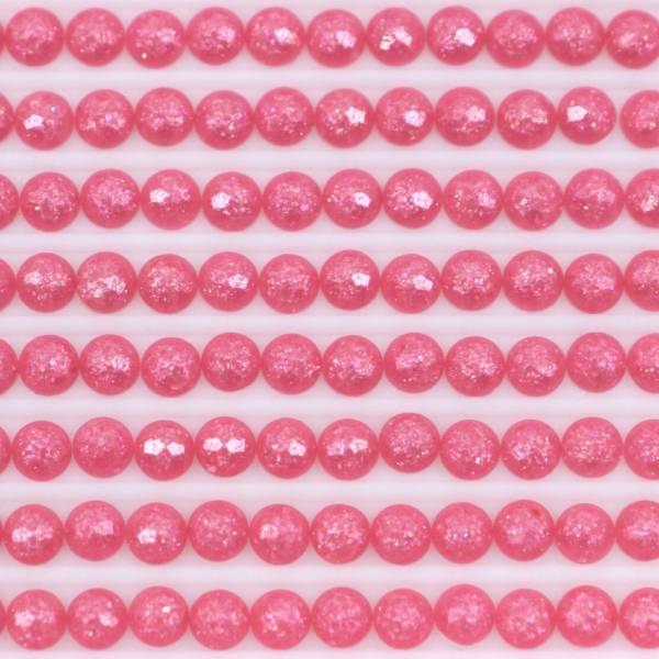 Fairy stones, round, (sparkling), 602, Cranberry Medium, 500 pieces