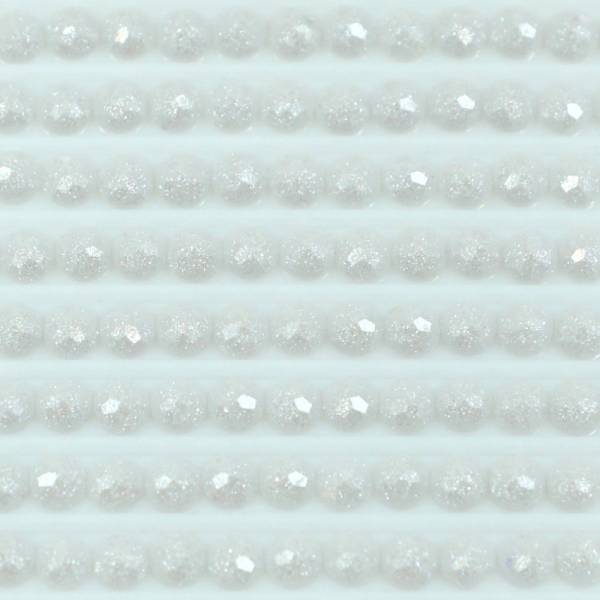 Feensteine, rund, (glitzernd), 762, Pearl Gray Very Light, 500 Stück