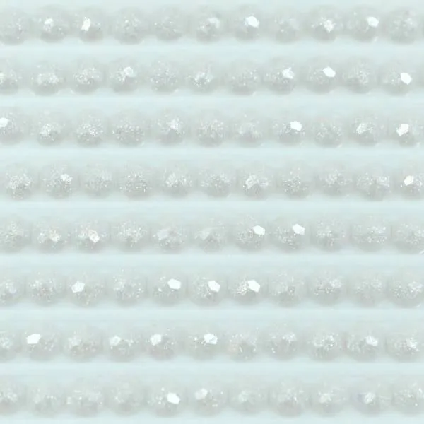 Feensteine, rund, (glitzernd), 762, Pearl Gray Very Light, 500 Stück