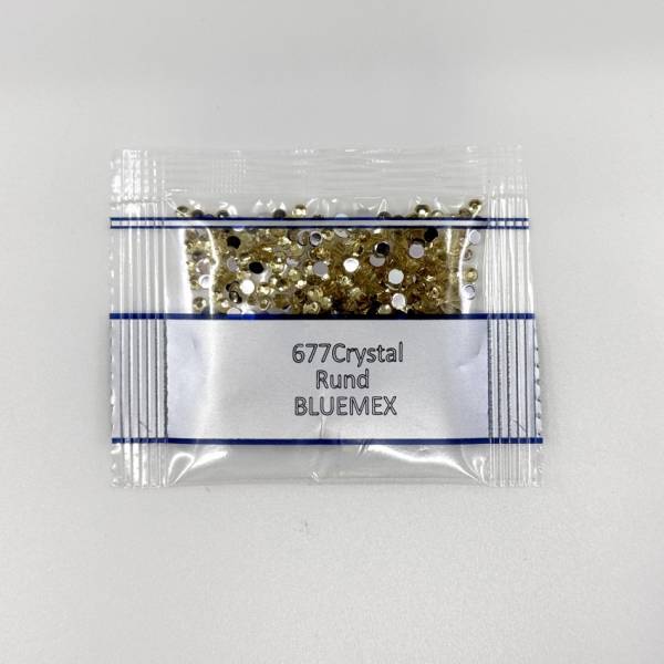 Strass-Stein rund, (rhinestone), 677, Old Gold Very Light, 200 Stück