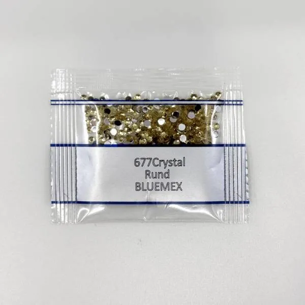 Strass-Stein rund, (rhinestone), 677, Old Gold Very Light, 200 Stück