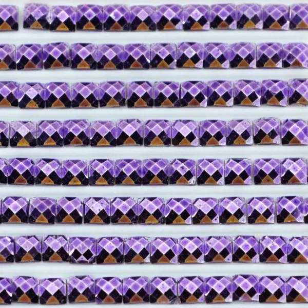 Metallic - Stone square, 208, Lavender Very Dark, 500 pieces
