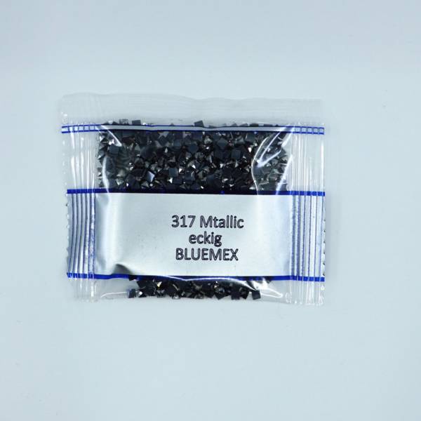 Metallic - Stone square, 317, Pewter Gray, 500 pieces