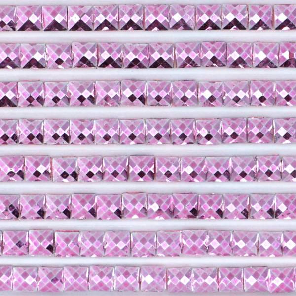 Metallic - Stein eckig, 3708, Melon Light, 500 Stück