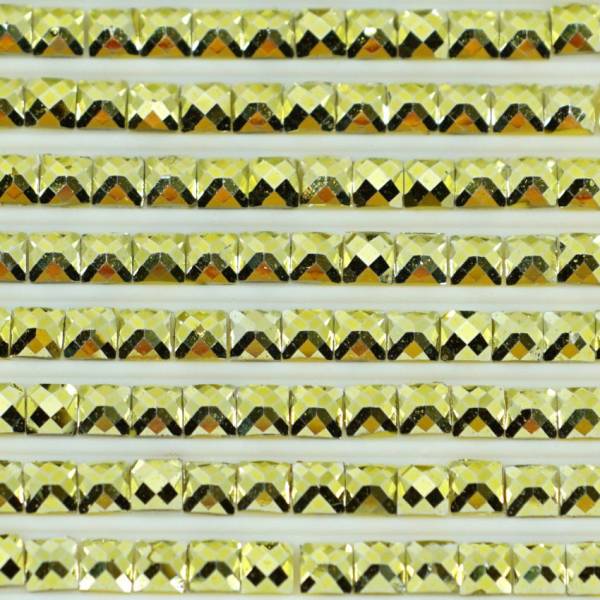 Metallic - Stein eckig, 3819, Moss Green Light, 500 Stück