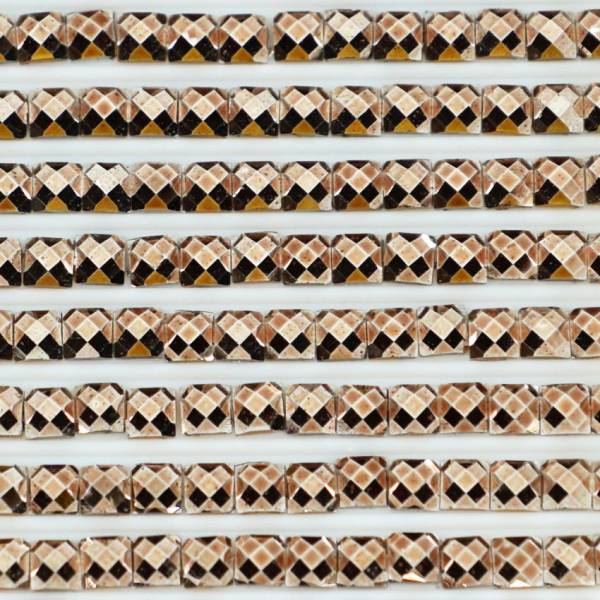 Metallic - Stone square, 436, Tan, 500 pieces
