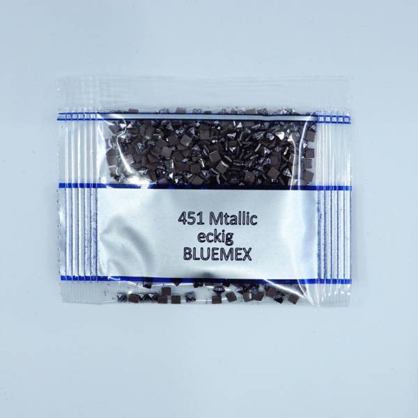 Metallic - Stone square, 451, Shell Gray Dark, 500 pieces