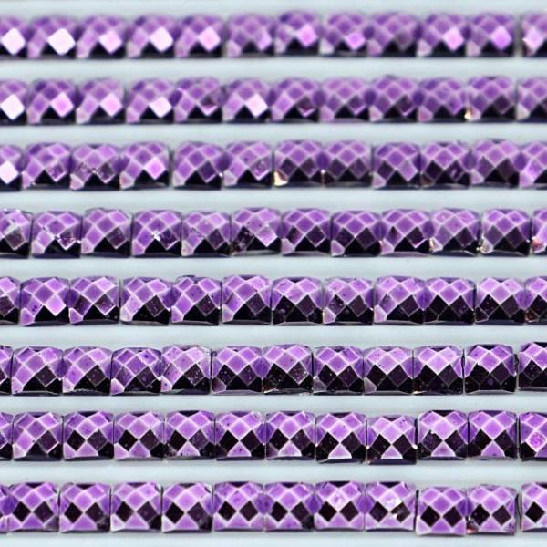 Metallic - Stein eckig, 550, Violet Very Dark, 500 Stück