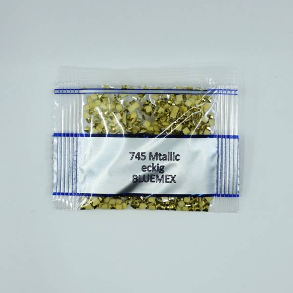 Metallic - Stone square, 745, Yellow Light Pale, 500 pieces