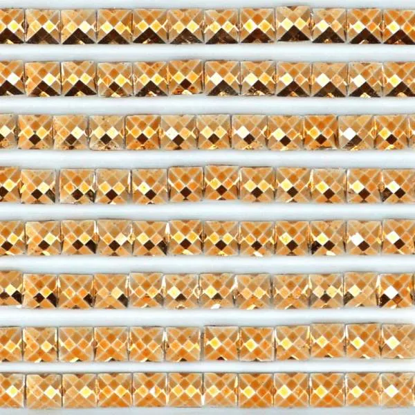 Metallic - Stein eckig, 783, Topaz Medium, 500 Stück