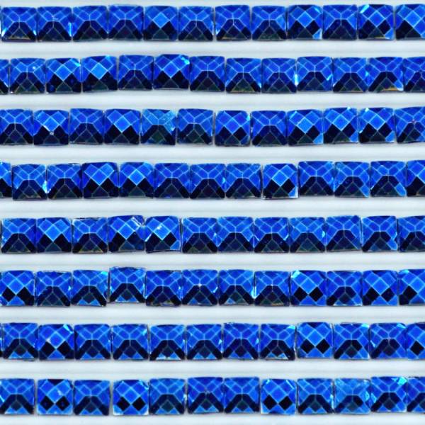 Metallic - Stein eckig, 796, Royal Blue Dark, 500 Stück