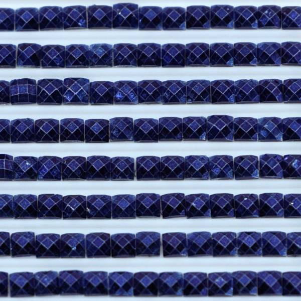 Metallic - Stein eckig, 820, Royal Blue Very Dark, 500 Stück