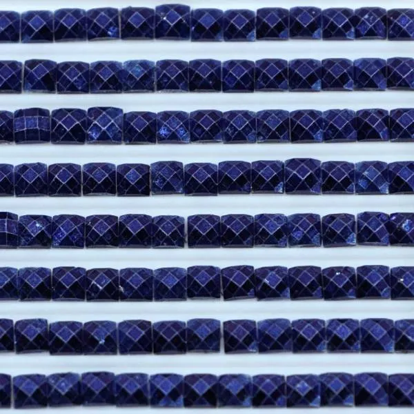 Metallic - Stein eckig, 820, Royal Blue Very Dark, 500 Stück