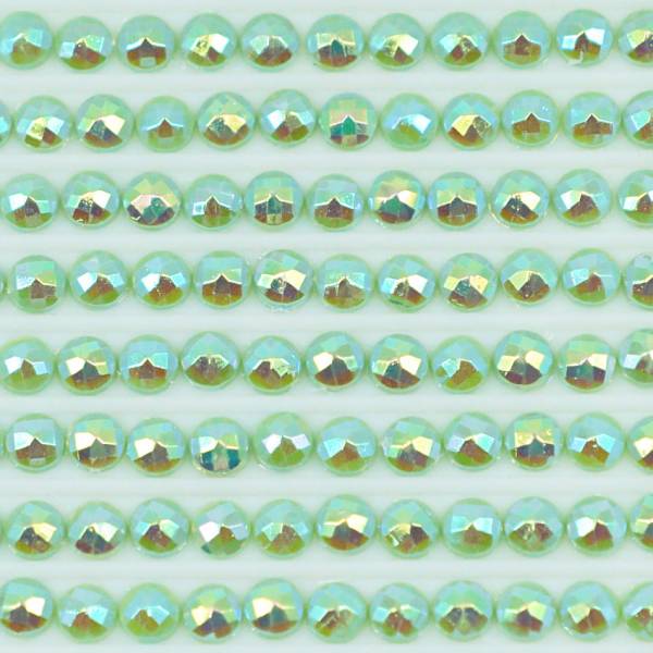 AB Stones, round, (Iridescent), 164, Green Light, 200 pieces
