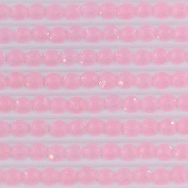 Neon-Stein rund, rosa, Tüte mit ca 500 Stück