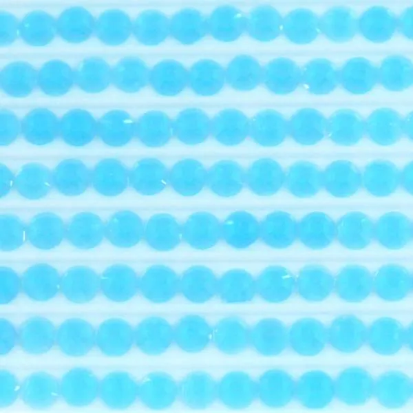 Neon stone round, light blue, bag with approx. 500 pieces