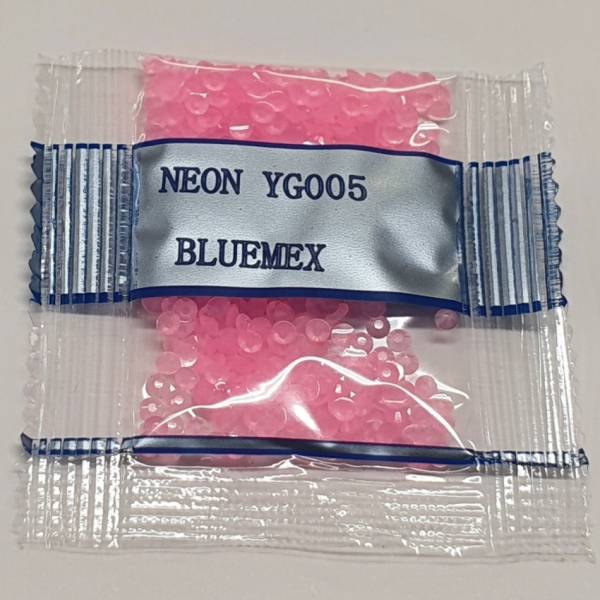 Neon-Stein rund, rosa, Tüte mit ca 500 Stück
