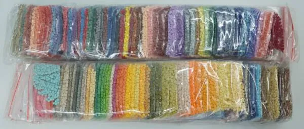Set, round stones, all 447 colours from 150 - 3866, B5200, Blank, one bag each